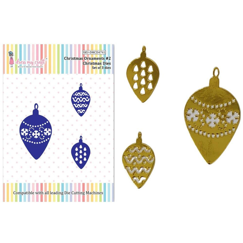 Dress My Craft Dies - Christmas Ornaments