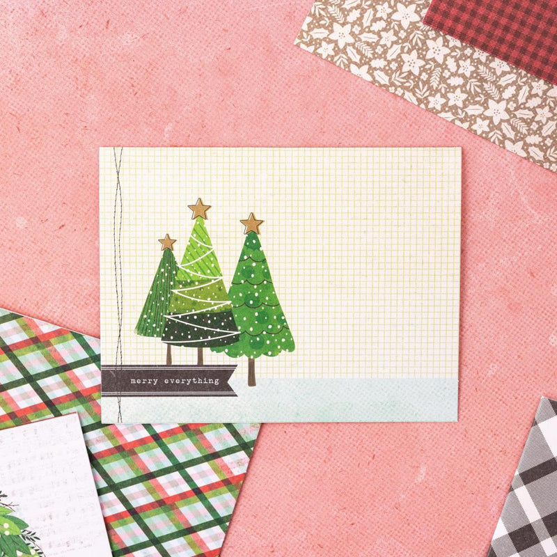 Vicki Boutin A2 Cards with Envelopes Evergreen & Holly*