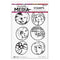 Dina Wakley Media Cling Stamps 6"x 9" - Circled*