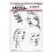 Dina Wakley Media Cling Stamps 6"x 9"- Side Eye*