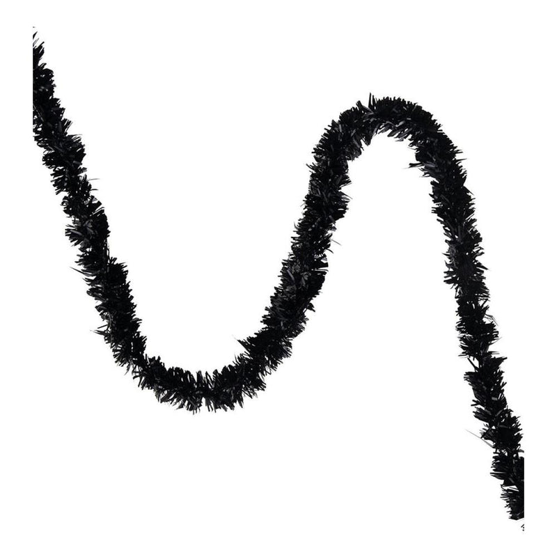 Tim Holtz Idea-Ology Black Tinsel Trimmings 4yds - Halloween^