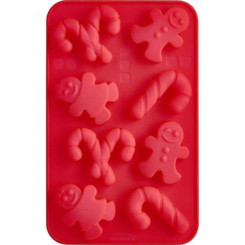 Trudeau Silicone Cholocate Mould - Gingerbread/Candy Cane*