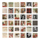 Tim Holtz Idea-Ology Collage Tiles 72 pack - Christmas