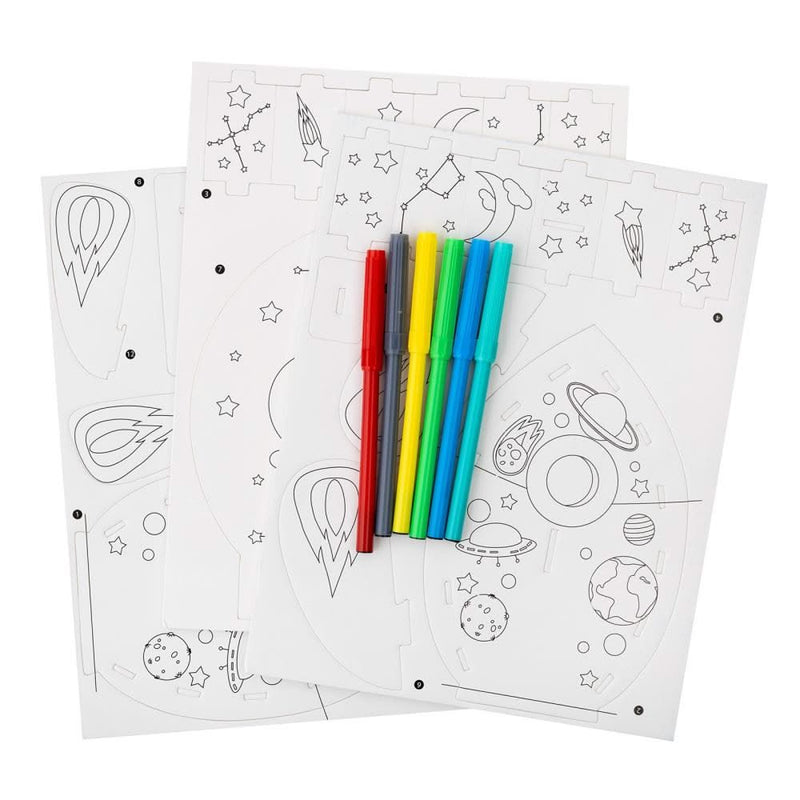 Colorbok Make It Colourful! Colour Your Own 3D Puzzle - Space*