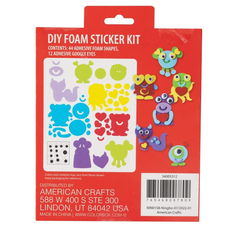 Colorbok Cupid Club - Foam Stickers - Monsters*