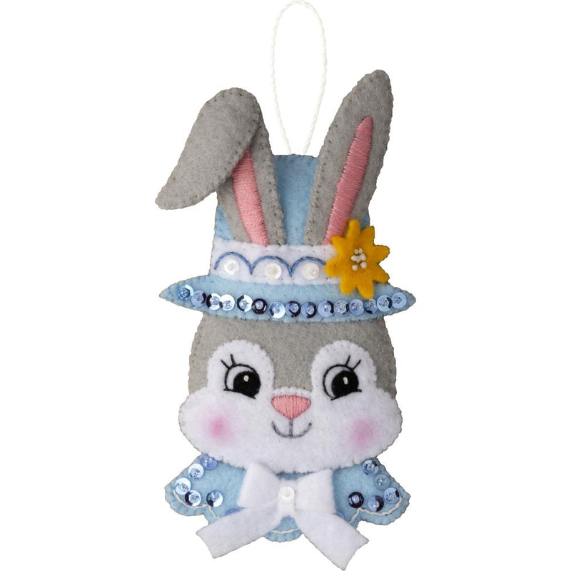 Bucilla Felt Ornaments Applique Kit - Easter Bonnet Parade - Set Of 6*