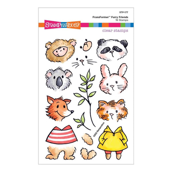 Stampendous FransFormer Fun Clear Stamps FransFormer - Furry Friends