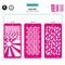 Art By Marlene Calming Trio 4.33"X8.38" Stencil Nr. 186, Calming Trio*