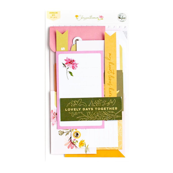 PinkFresh Journaling Bits 14/Pkg Chrysanthemum*