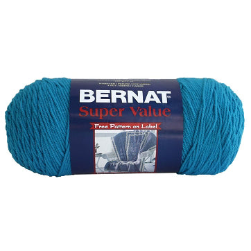Bernat Super Value Solid Yarn - Peacock - 7oz (197g) 426yd