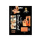 Speedball Mona Lisa Simple Leaf Metal Sheets 5.5in X 5.5in 18 pack - Copper