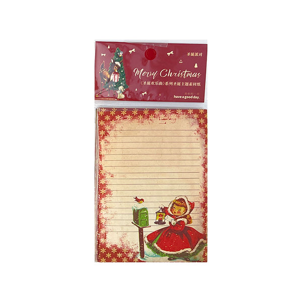 Poppy Crafts Christmas Scrapbooking Paper Collection 50-pack - Out In The Snow