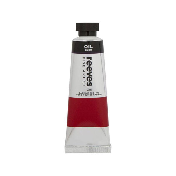 Reeves Fine Artists Oil Colour 50ml - Cadmium Red Hue