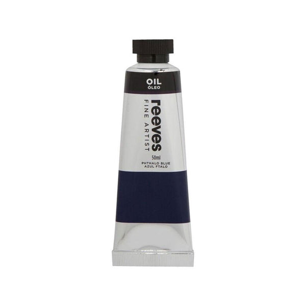 Reeves Fine Artists Oil Colour 50ml - Phthalo Blue
