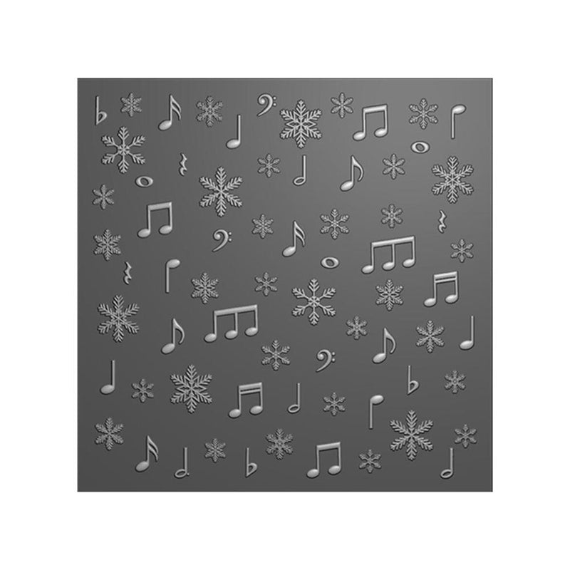 Stamps By Me High Definition 3D Embossing Folder 6"X6" Let's Sing*