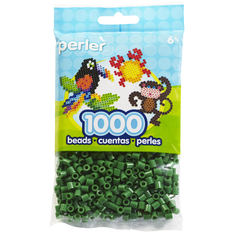 Perler Beads 1,000 pack  - Dark Green*