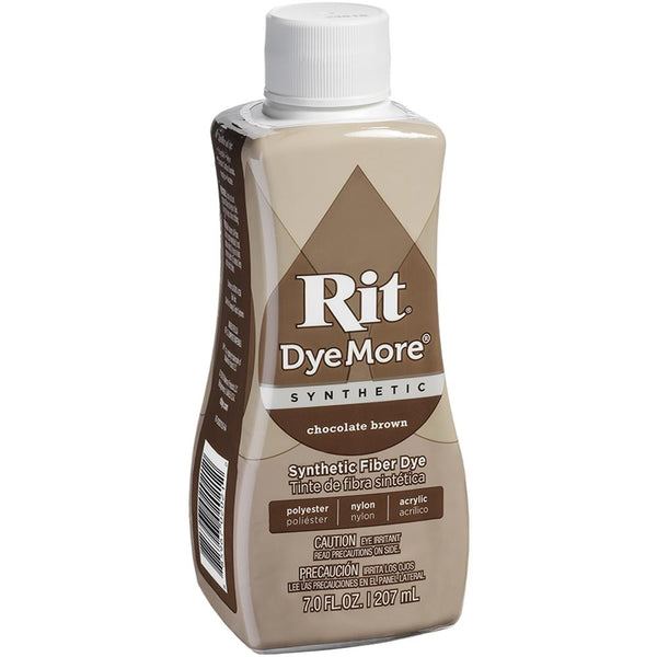 Rit Dye More Synthetic Fabric Dye 7oz - Chocolate Brown