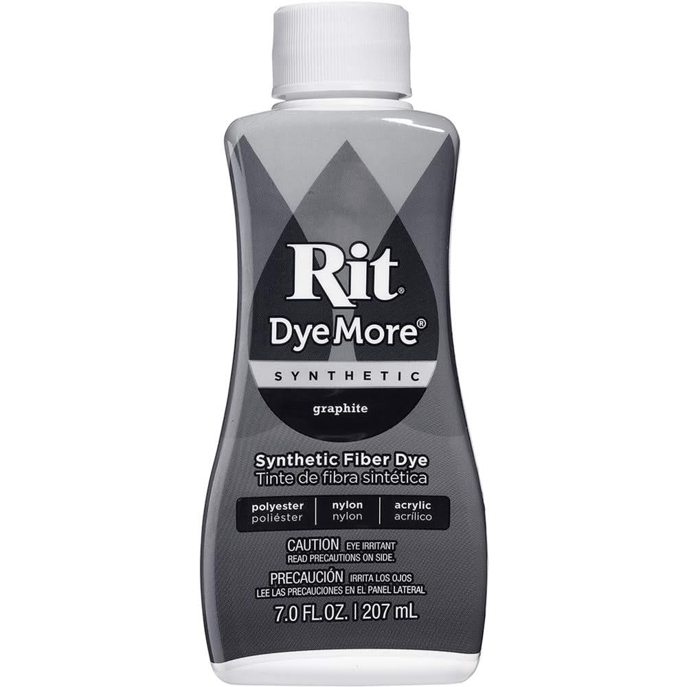 Rit Dye More Synthetic Fabric Dye 7oz - Graphite – CraftOnline