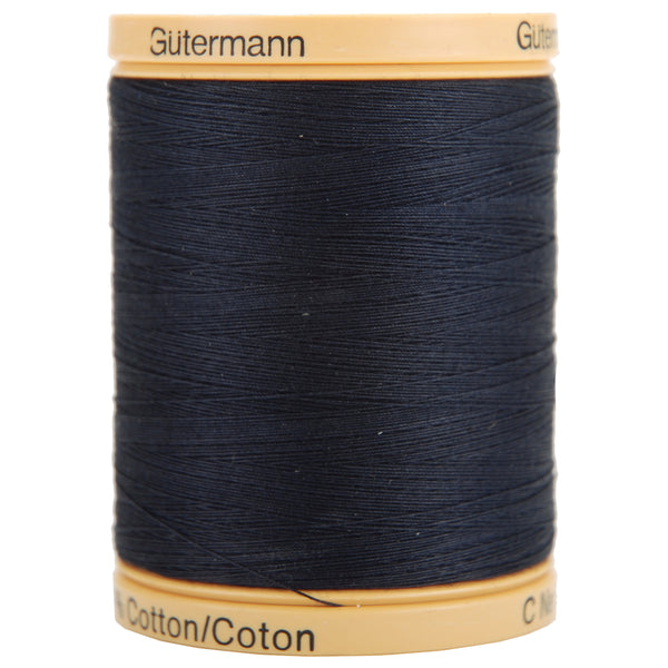 Gutermann Natural Cotton Thread - Solids 876yd - Midnight Blue*
