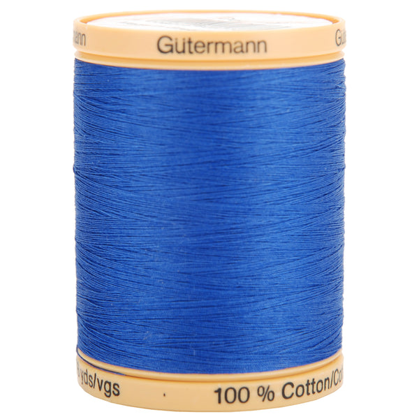 Gutermann Natural Cotton Thread - Solids 876yd - Royal Blue*