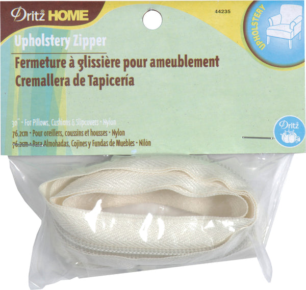 Dritz Home Nylon Upholstery Zipper 30" - Cream*