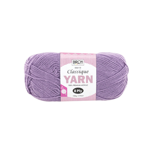 Birch Creative Classique Knitting Yarn - Lupin 100g*