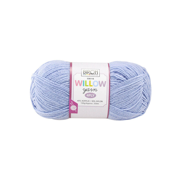 Birch Creative Willow Knitting Yarn - Blue Angel 100g*
