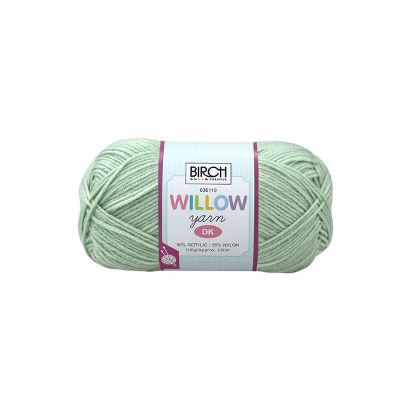Birch Creative Willow DK Knitting Yarn - Green Mist 100g*
