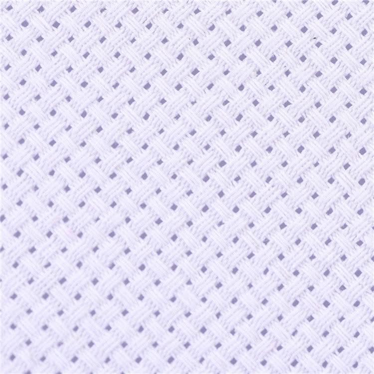Poppy Crafts Aida Cloth 14 Count Cross-Stitch Fabric - White - 6 Pieces - 12 x 18inch