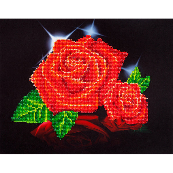 Diamond Dotz Diamond Embroidery Facet Art Kit 17"X13.75" - Red Rose Sparkle*