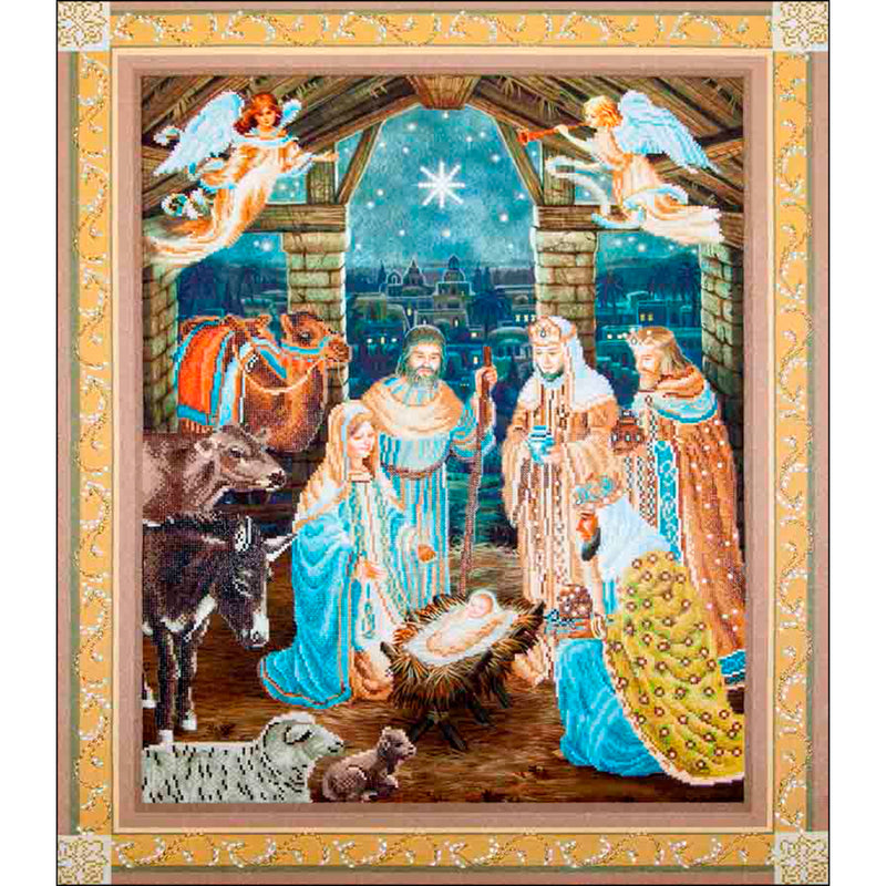 Diamond Dotz Diamond Embroidery Facet Art Kit 37.25"X43.25" - Nativity Scene*