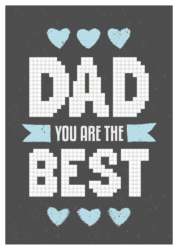 Diamond Dotz Diamond Embroidery Facet Art Greeting Card Kit - Best Dad*