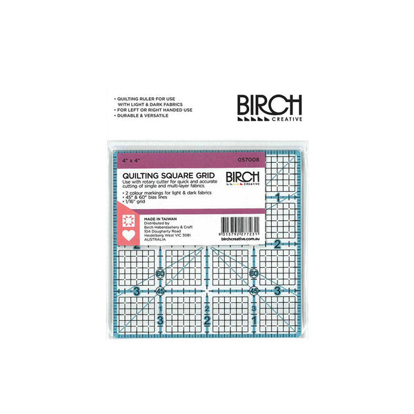 Birch Creative Quilting Square - 4"x 4"