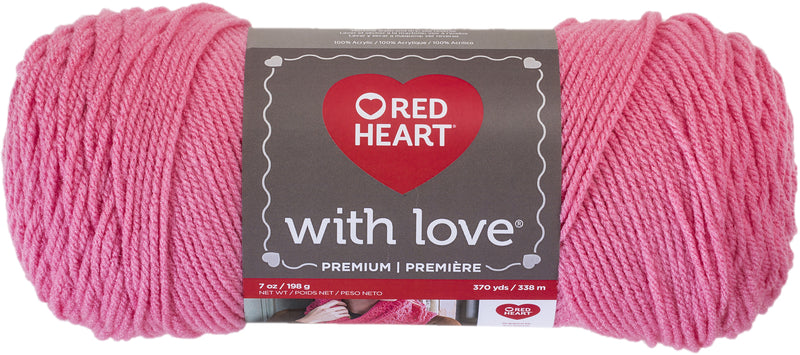 Red Heart With Love Yarn - Bubble Gum 198g*