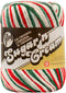 Lily Sugar'n Cream Cotton Yarn - Ombre - Mistletoe 57g