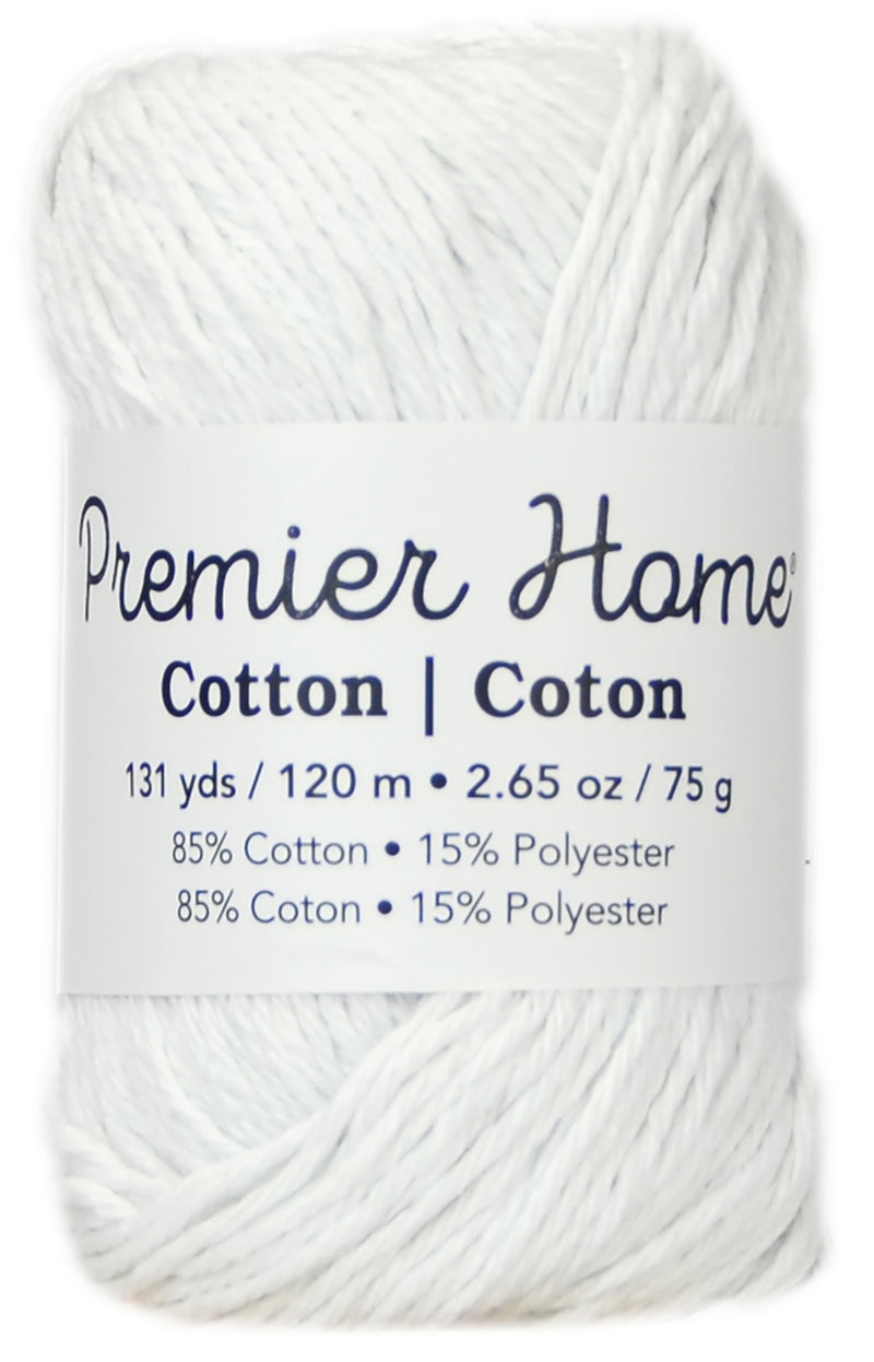 Premier Yarns Home Cotton Yarn - Solid White 60g*