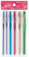 Silvalume Aluminum Crochet Hook Set Sizes - F5 To K10.5 (3.75mm - 6.5mm)*