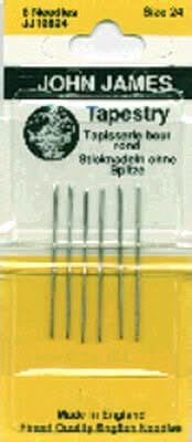 John James Hand Needles Size 24 6/Pkg*