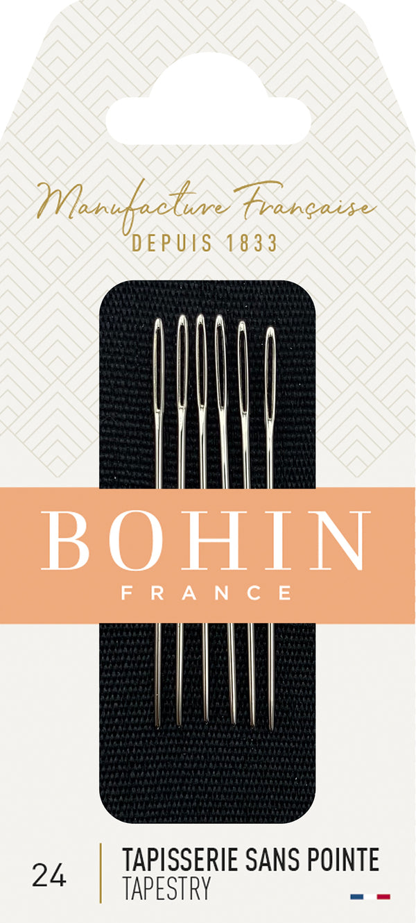 Bohin Tapestry Hand Needles Size 24 - 6/Pkg