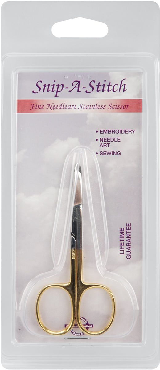 Tool Tron Snip-A-Stitch Scissors 3.5" - Gold-Plated*