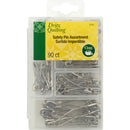 Dritz Quilting Curved Safety Pin Assortment 90 pack