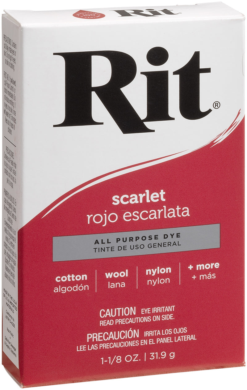 Rit Dye Powder Fabric Dye - Scarlet