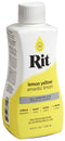 Rit Dye Liquid Fabric Dye 8oz - Lemon Yellow