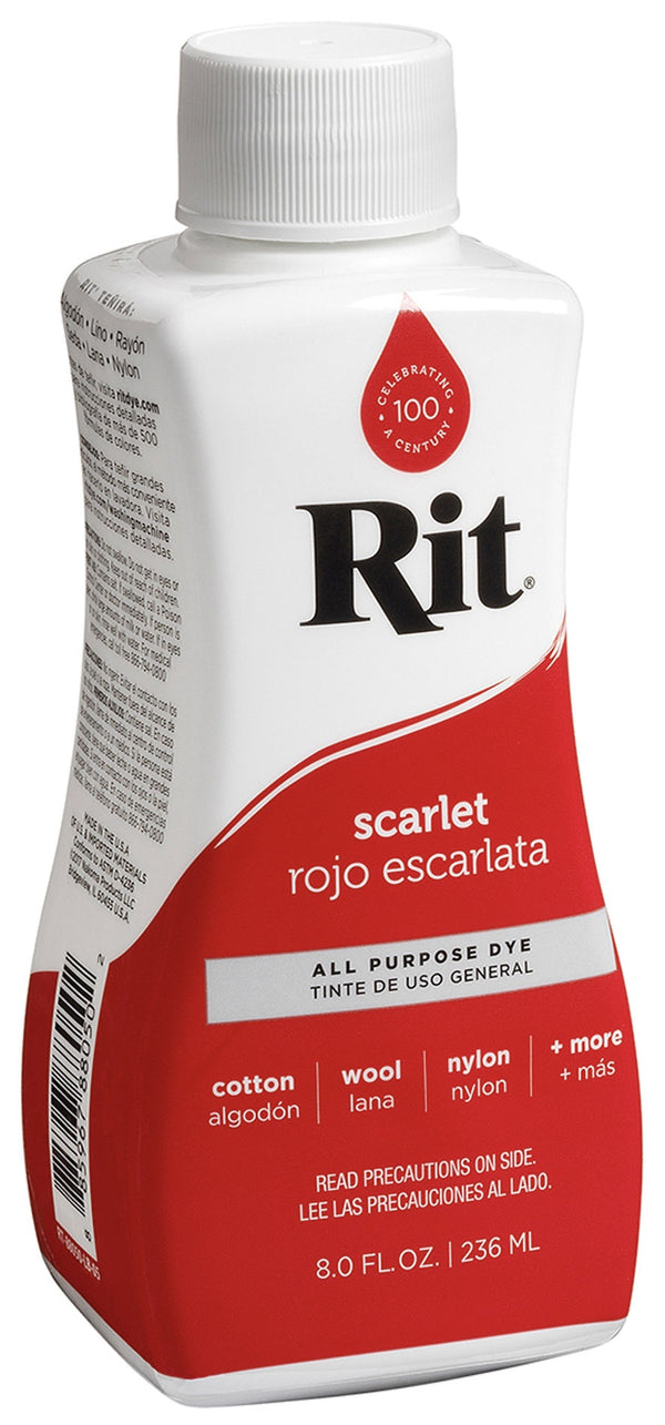 Rit Dye Liquid Fabric Dye 8oz - Scarlet
