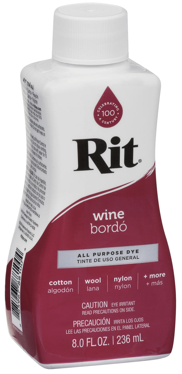 Rit Dye Liquid Fabric Dye 8oz - Wine