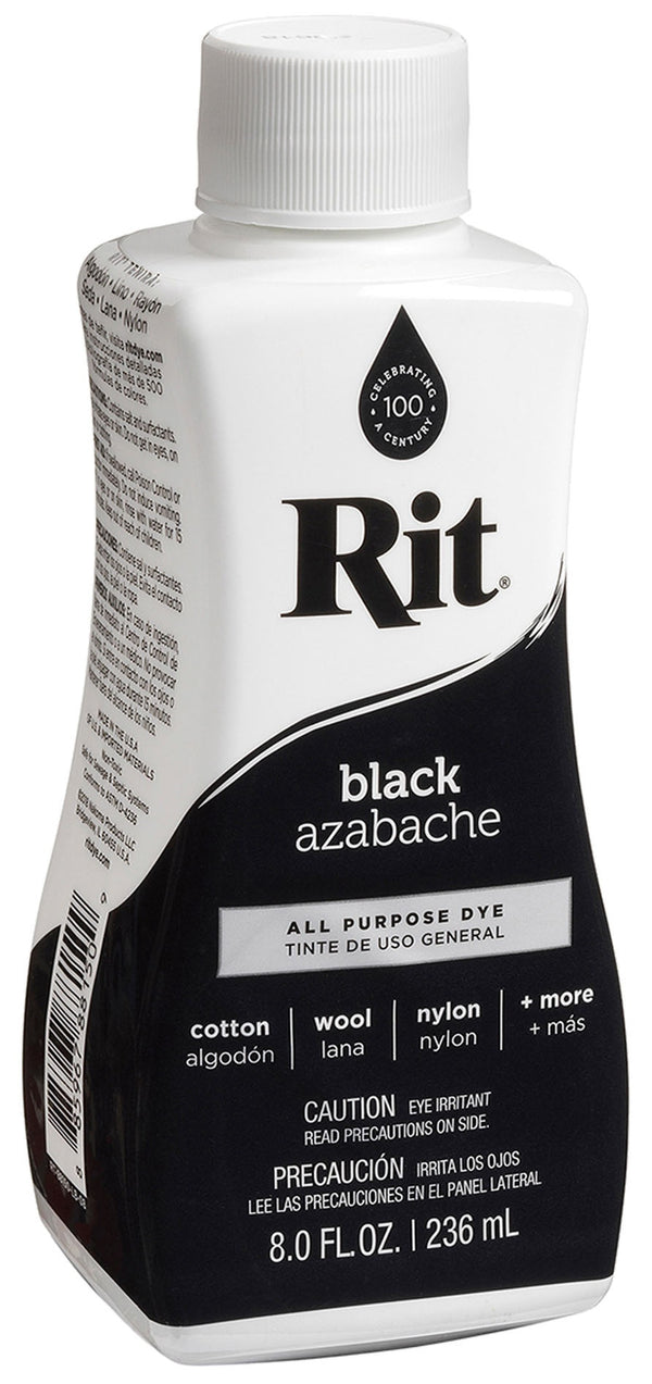Rit Dye Liquid Fabric Dye 8oz - Black
