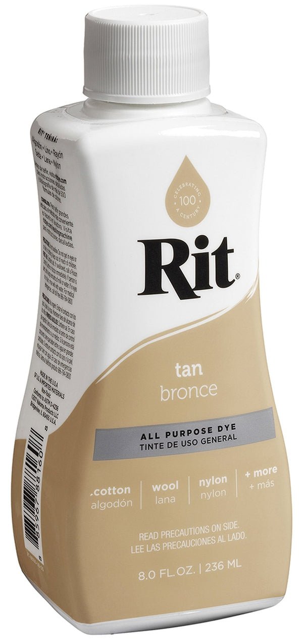 Rit Dye Liquid Fabric Dye 8oz - Tan
