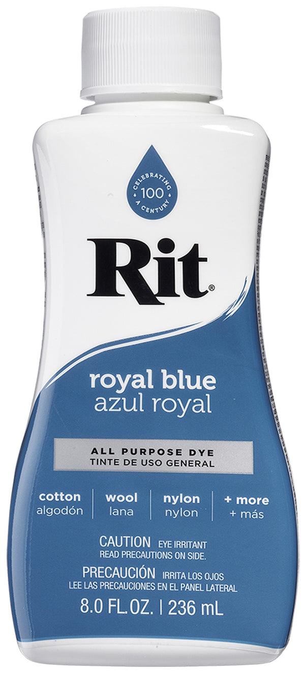Rit Dye Liquid Fabric Dye 8oz - Royal Blue