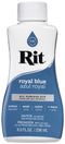 Rit Dye Liquid Fabric Dye 8oz - Royal Blue