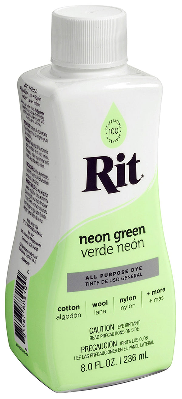 Rit Dye Liquid Fabric Dye 8oz - Neon Green